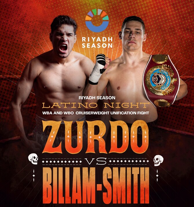 ‘Latino Night’ to feature WBA and WBO cruiserweight world championship unification battle between Gilberto ‘Zurdo’ Ramirez and Chris Billam-Smith