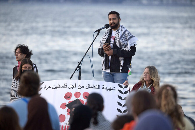 Hundreds gather on Seattle beach to remember American activist killed by Israeli military