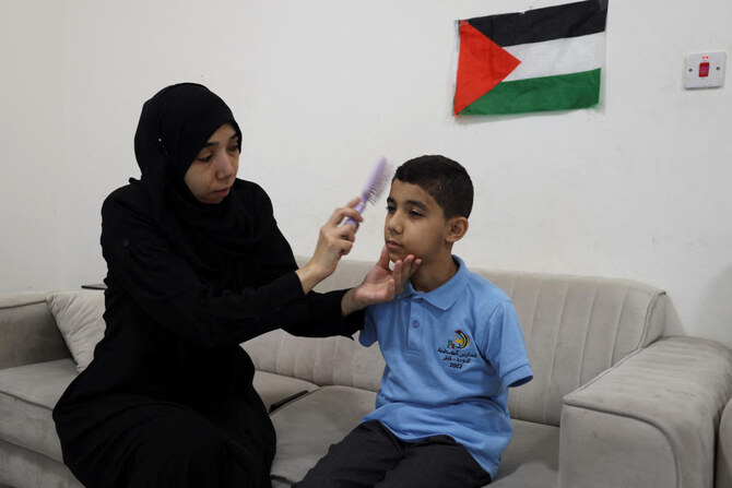 Gazan child amputee dreams big after evacuation to Qatar