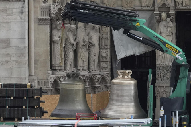 The bells are back at Notre Dame Cathedral in Paris. They’ll ring for the post-fire reopening