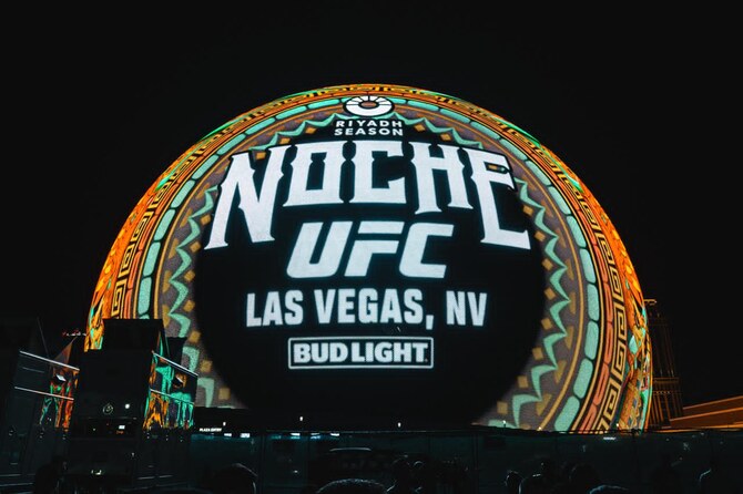 Iconic Sphere in Las Vegas to host Riyadh Season Noche UFC