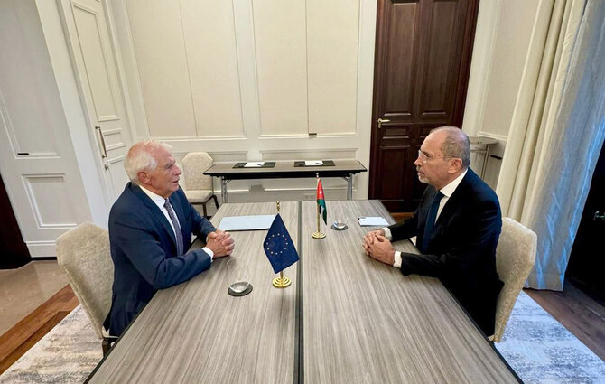 Jordan’s Safadi and EU’s Borrell meet in Madrid to discuss Palestinian statehood