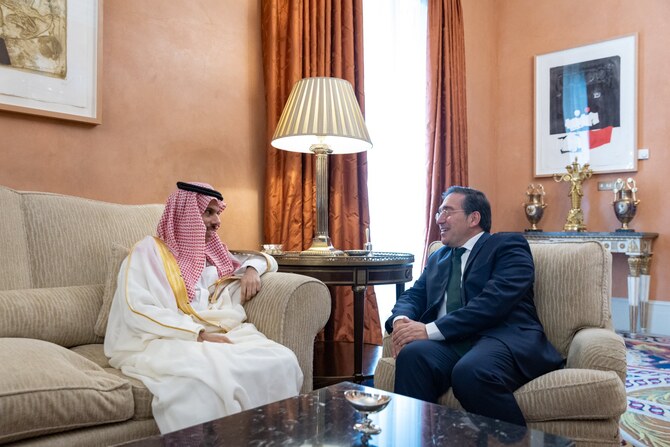 Saudi and Spanish foreign ministers meet in Madrid