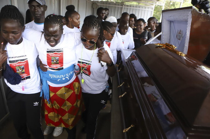 Uganda holds funeral for murdered Olympian Cheptegei