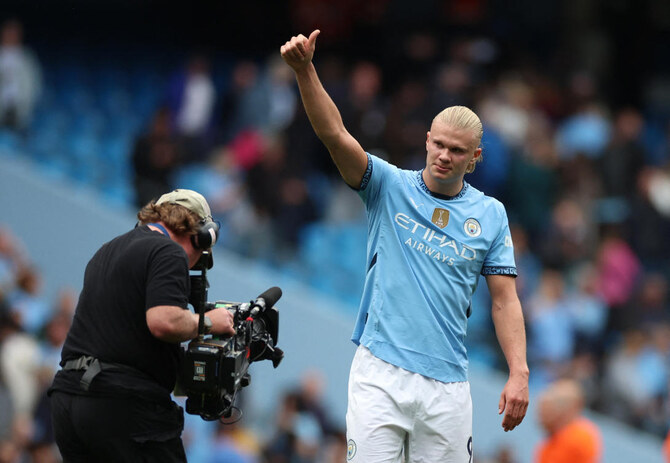 Erling Haaland reaches 99 goals for City as Liverpool lose at Anfield to Forest