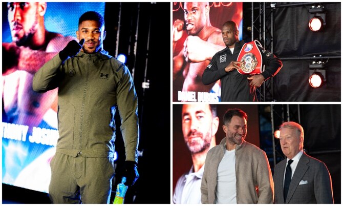 Anthony Joshua, Daniel Dubois lead boxing stars at Riyadh Season Card Wembley Edition grand arrivals