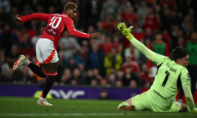 Man United rout third-division Barnsley 7-0 in English League Cup