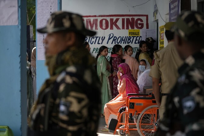 Indian-controlled Kashmir votes in first regional election in decade