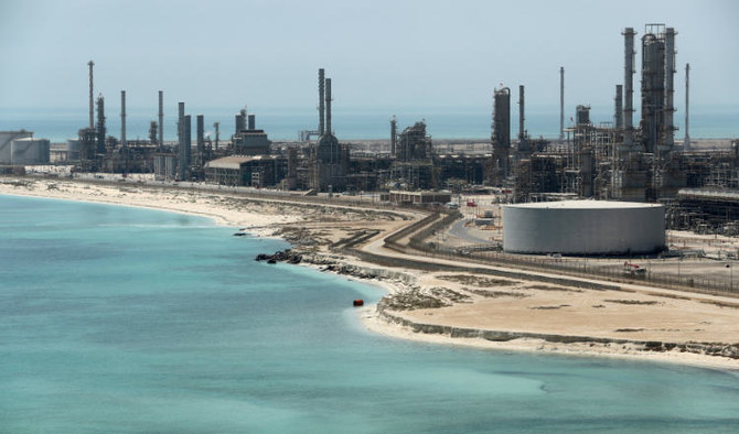 General view of Saudi Aramco's Ras Tanura oil refinery and oil terminal in Saudi Arabia. (REUTERS)