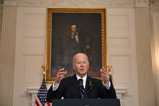 Special Prosecutor Robert Hur’s report described Biden as “a sympathetic, well-meaning, elderly man with poor memory.” (AFP)