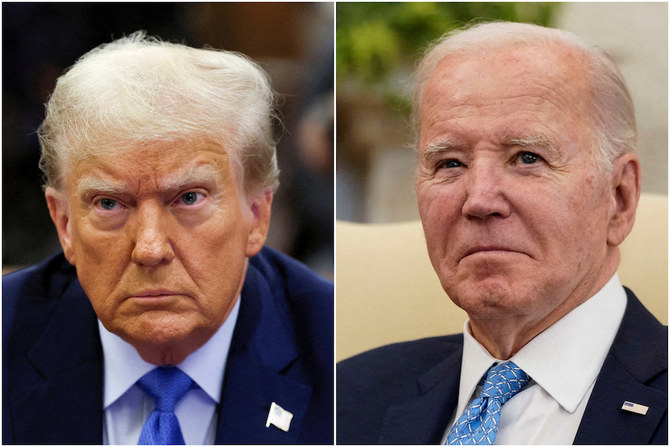 Biden and Trump will be the oldest presidential candidates nominated by the main parties in US history. (Reuters)