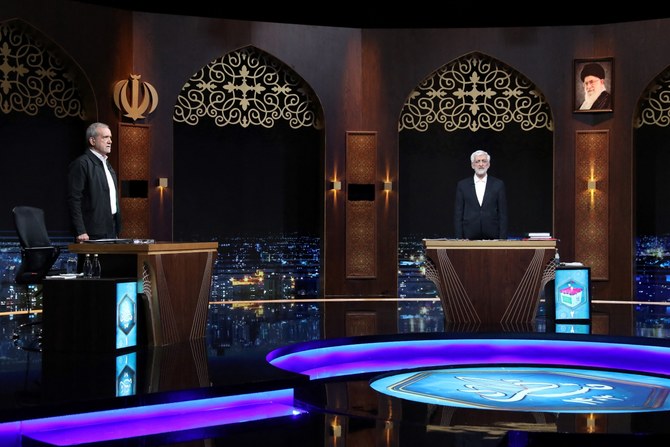 The second round will be a contest between reformist Masoud Pezeshkian and ultraconservative Saeed Jalili (File/AFP)
