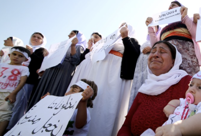 In August, the Yazidi people will commemorate 10 years since the start of their genocide at the hands of Daesh. (Reuters)