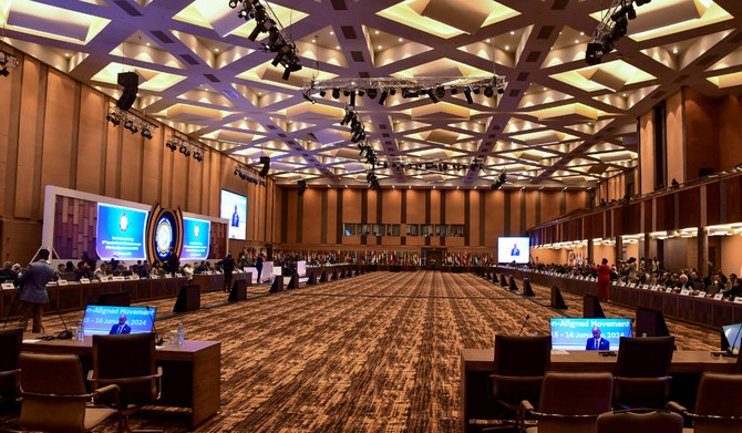 Delegates from member countries of the Non-Aligned Movement attend the 19th NAM Summit in Uganda Jan. 15, 2024. (REUTERS)