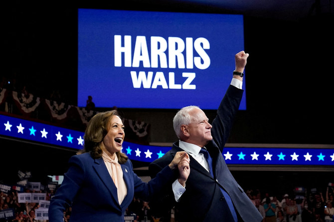 Thanks to the Harris-Walz ticket, the Democrats can see a path to victory. (Reuters)