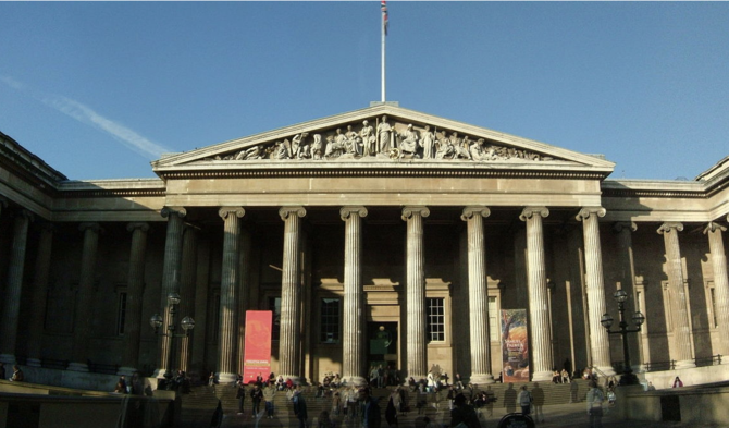 British Museum was established in 1753, contains mostly British colonial acquisitions. (Wikimedia Commons/CC BY-SA 3.0/Steff)