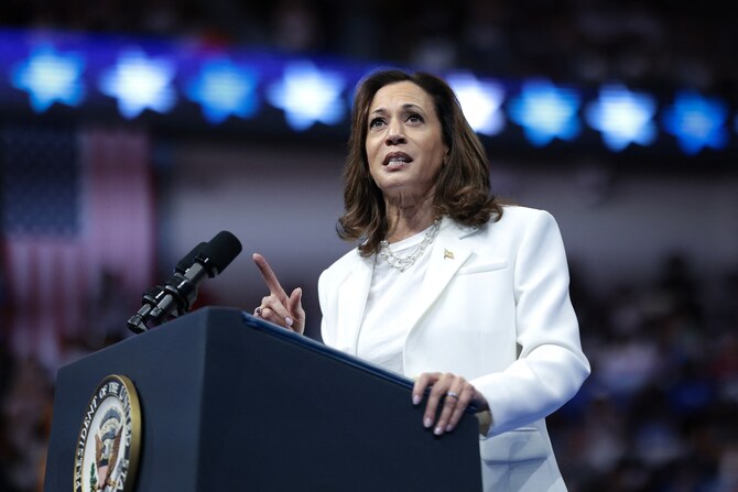 Harris has diminished some of the sting that many Democrats have felt over US support for Israel (File/AFP)