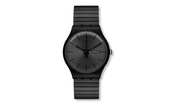 Swatch mystery best sale life black