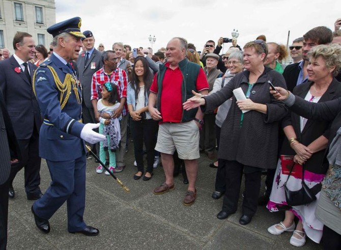 Maori welcome for British royals in New Zealand