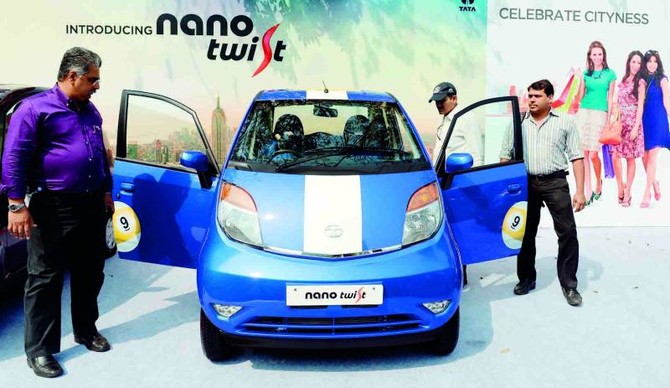 Tata Launches Nano With Power Steering Arab News