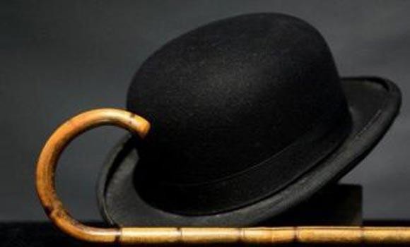 leather brim hat