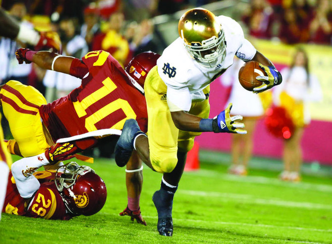 Notre Dame Beats USC To Clinch Spot In BCS Championship Game | Arab News