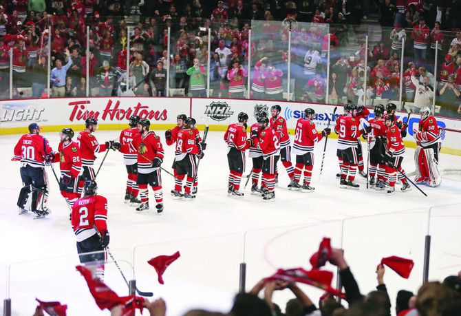 Blackhawks Stay Alive In NHL Playoffs | Arab News