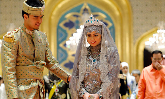 Brunei’s sultan celebrates daughter’s wedding