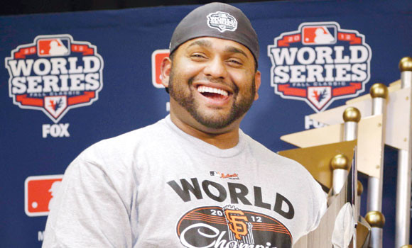 Pablo Sandoval named Most Valuable Panda of 2012 World Series 