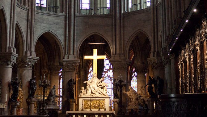 Before And After: Notre Dame Cathedral Ravaged By Huge Blaze | Arab News