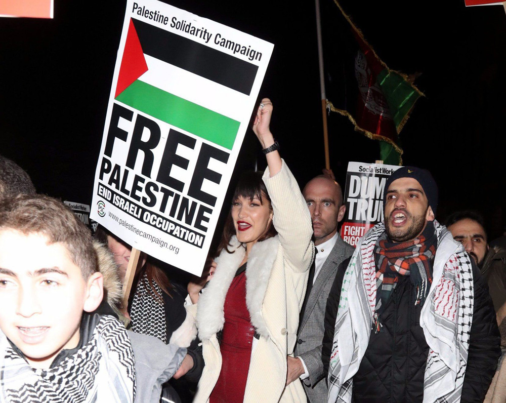 Celebs speak out for Palestine Arab News