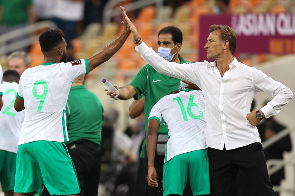 Herve Renard, the head coach of Saudi Arabia in FIFA World Cup