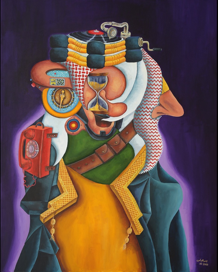 Badr Abbas’ cubist commentary blends Arab heritage and modern life ...