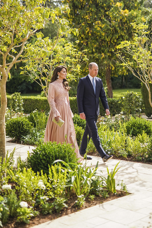 Princess Rajwa stuns in Elie Saab as Queen Rania wears Dior at