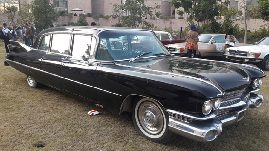 Vintage car owners on a drive to promote a softer image of Pakistan