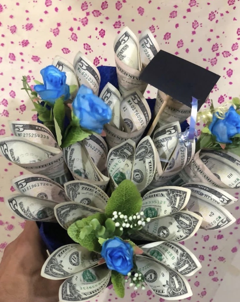 Birthday Gift Ideas for Her  Money bouquet, Gift bouquet, Creative money  gifts